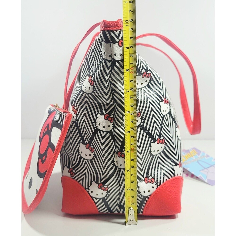 Sanrio Hello Kitty Large Classic Tote Purse Handbag with Coin Purse Red NWT - Picture 12 of 12